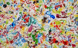 "Large Worked Into Floor Piece - 2966"