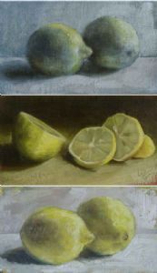"Lemon Triptych ii"
