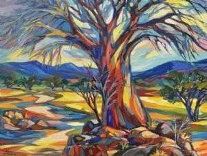 "Baobab Tree After the Storm"