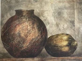 "Graphic 468 Still Life Pot O/P"