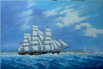 "Cutty Sark & the Cape St. Francis Seal Point Lig"