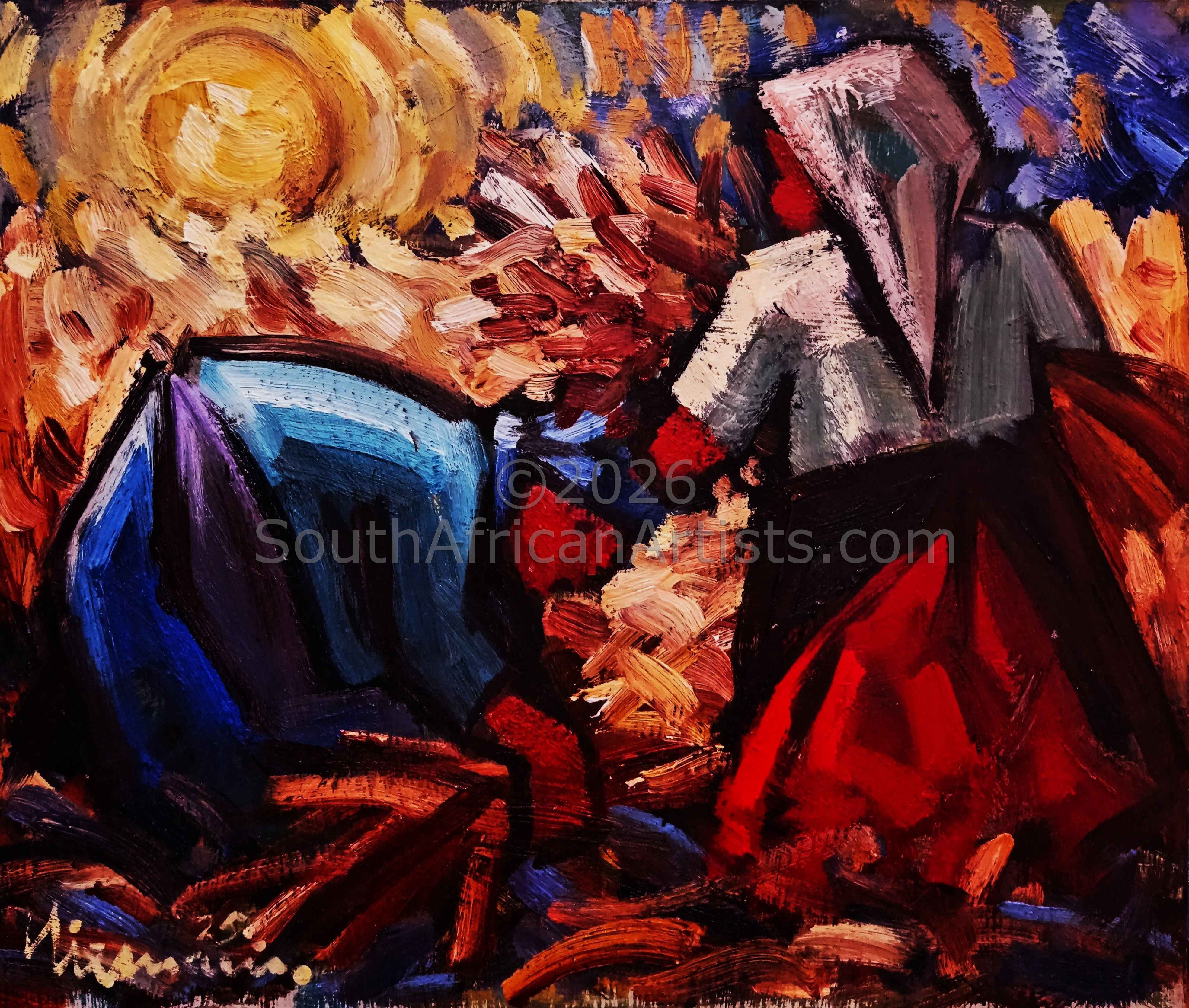 Harvest During Sunset