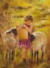 "Girl with sheep"