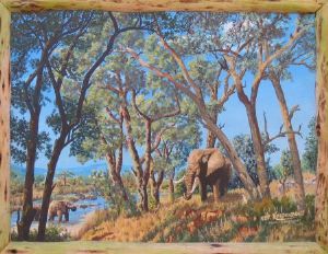 "Elephants and Jackalberry Trees"