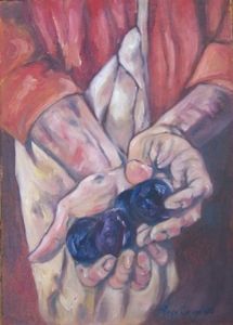 "Hands Plums"