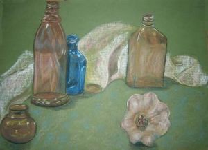 "Still Life with Bottles"