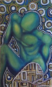 "Male Figure Green"