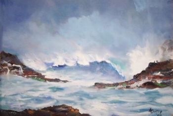 "Waves at Black Rock"