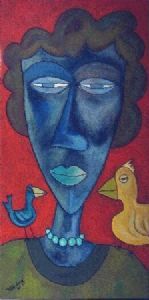 "Woman I with Birds"