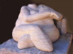 "Serie Grassoccia seduta su seggiola (torso)"
