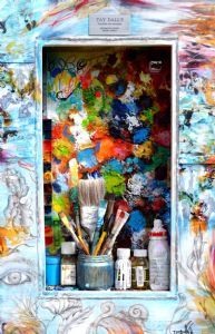 "Tay Dall's Palette and Brushes 2 - 3115"