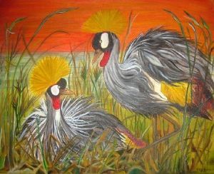 "Crested Cranes"