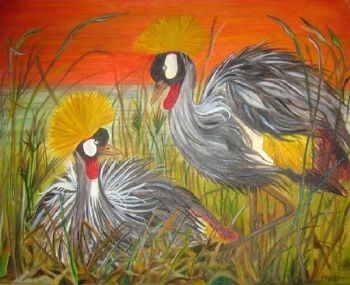 "Crested Cranes"