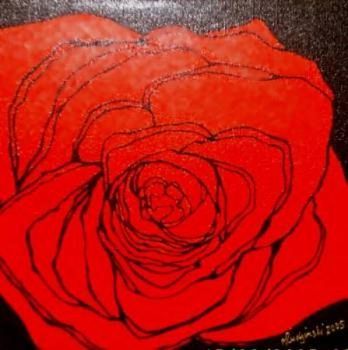 "Cadmium Scarlet Rose"