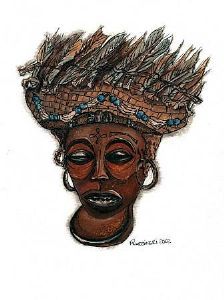 "African mask 1"