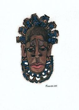 "African Mask 9"