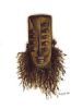 "African mask 18 (set of 2)"