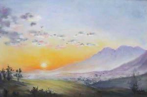 "Sunset at Geelhoutboom"