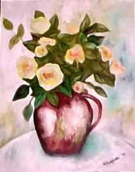 "Roses in Vase"