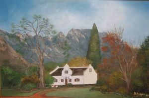 "Cape Dutch House Franschoek"