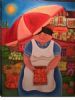 "Lady at the Fruit Market"