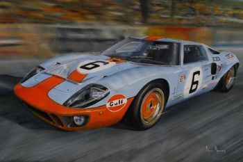 "1969 Ford GT40 Le Mans Winner Jackie Ickx"