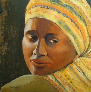 "Woman with Yellow Headscarf"