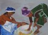 "Xhosa woman making beer"