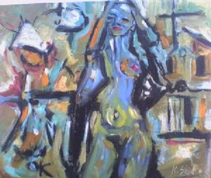 "Woman in Blue"