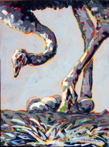 "Le femme ostrich"