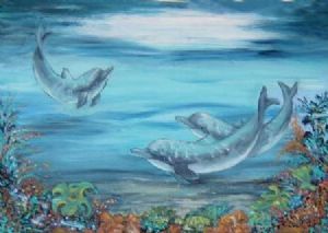 "Frolicking Dolphins"