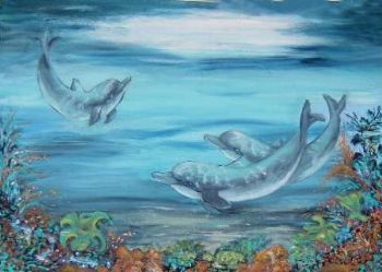 "Frolicking Dolphins"