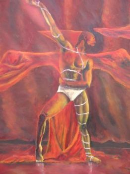 "Dance Scapes: Fire Dancer"