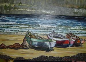 "Boat at False Bay"