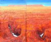 "Fish River Canyon, Namibia - Diptych"