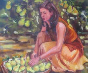 "Harvesting Pears"