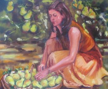 "Harvesting Pears"
