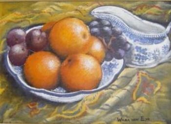 "Oranges in Delft Bowl"