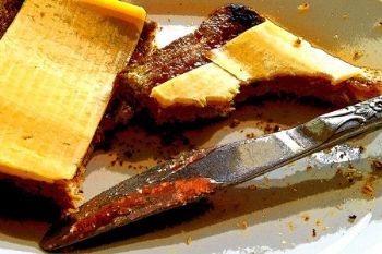 "Hurried breakfast"