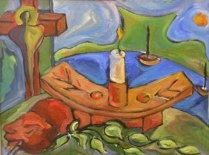 "Candlestick and Boats"