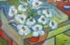 "Tray with Eastern Blossoms"