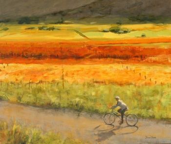 "Vineyard Cyclist"