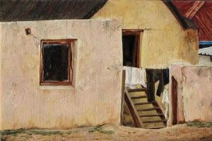 "Garret Steps with Wednesday's Washing"
