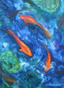 "Reflections on a Fishpond 2"