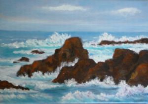 "Rocks in Sea"