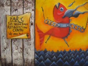 "Fish addiction rehibilitation centre"