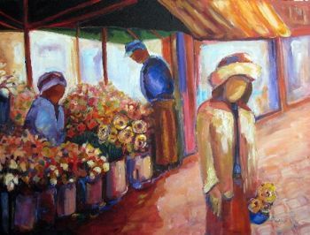 "Quiet Day at the Market"