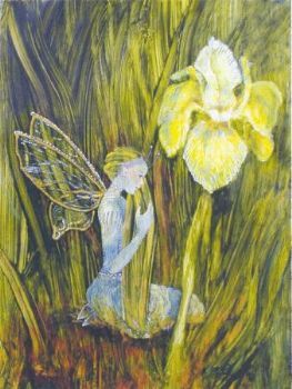 "Fairies Series: Yellow Iris"