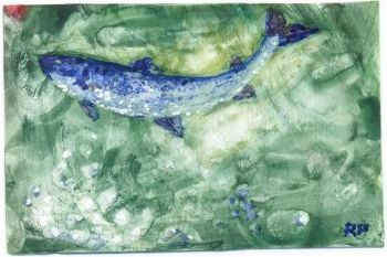 "Tranquility: Blue Fish 1/ 3"