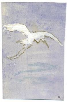 "B - Tranquility Heron 2/3"